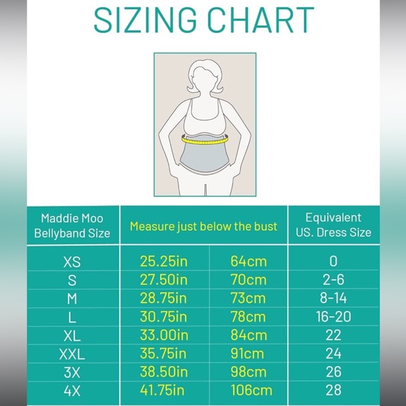 Maddie Moo Belly Band Seamless Maternity/Postpartum Shirt Extenders (Pack of 2) - Picture 3 of 4